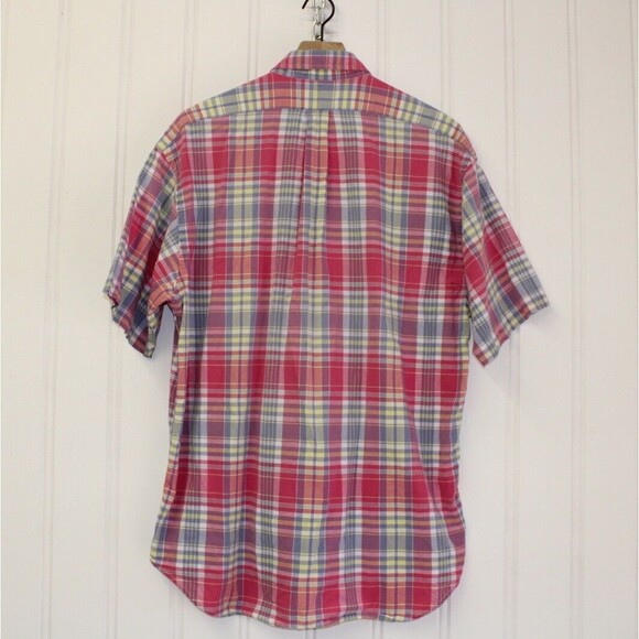 Ralph Lauren Polo Vintage Blue Label Blake Shirt Mens Size‎ Large Plaid - Picture 6 of 6